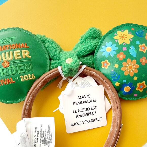 Loungefly Disney Orange Bird Spike Ear Headband Epcot Flower Garden Fest 2026 - Picture 10 of 13
